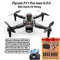 Play cam camera full HD siêu nét P11 pro max, Flycam mini tốt hơn flycam f11s pro 4k, Fly cam có G.P.S1,Pin trâu bay 30P