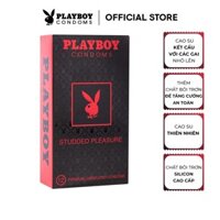 Playboy Studded Pleasure Bao Cao Su Có Gai Hộp 12C