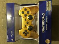 Playstation 3 Dualshock 3 Wireless Controller Pure Gold Official Sony Controller