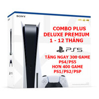 PlayStation 5 Standard Edition + Gói PREMIUM/DELUXE 700 game – Hàng nhập khẩu Korea