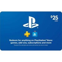 PlayStation Store Gift Card - PSN Code 25$