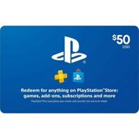 PlayStation Store Gift Card - PSN Code 50$
