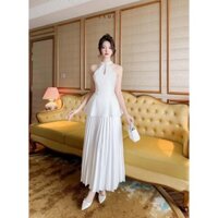 PLEATED SKIRT (LAMI - Váy dập li dài)
