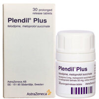Plendil Plus 5/47.5 điều trị bệnh tăng huyết áp