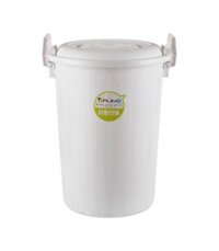 PLIM Xô nhựa có nắp 79L Thái Lan W39xH35xD34cm màu trắng