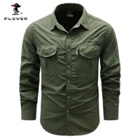 Plover Nam Nhiều Túi Thoáng Khí Nhanh Khô Dài Tay Áo Sơ Mi Đa Năng Lính Chiến Đấu Quân Đội Áo Sơ Mi-Arm