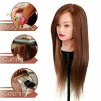 Plpj Chuyên Nghiệp Đầu Ma-nơ-canh Tóc Con Người Thực Hành Kiểu Tóc Làm Tóc Búp Bê MỚI