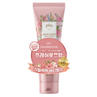 [PLU] Kem tẩy tế bào chết dịu nhẹ PLU hoa hồng 200g | Plu Body Scrub Pink Floral 200g