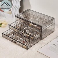 Plumhome 1 Gói 3 Lớp 72 Lưới Dung Tích Lớn Vòng Bông Tai Vòng Cổ Hộp Bảo Quản Trang Sức Để Bàn Ngăn Kéo Tổ Chức Hộp Bảo Quản Chống Bụi VN