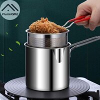 Plumhome 2 / 3 / 4 Nồi chiên sâu bằng thép không gỉ Nồi chiên khoai tây chiên kiểu Pháp có bộ lọc Chảo chiên gà Dụng cụ nấu ăn nhà bếp VN