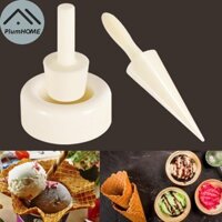 Plumhome 3 Cái Sắc Nét Bánh quế Nón Bộ Khuôn Nhựa Kem Sừng Khuôn Con Lăn Trứng Cuộn DIY Khuôn Nấu Ăn Nhà Bếp Nướng Trang Trí VN