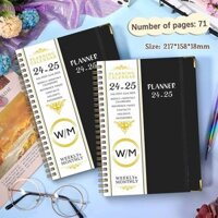 Plumhouse Chương trình nghị sự Người lập kế hoạch Sổ tay Nhật ký Người lập kế hoạch hàng tuần Lịch trình thói quen Mục tiêu Tạp chí Sổ tay Cuộn dây Sổ tay Trường học Đồ dùng văn phòng VN