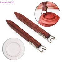 Plumhouse Gốm Thủ Công Gốm Đất Sét Cắt Tỉa Dụng Cụ Khắc Gốm Tấm Đáy Có Tay Cầm Bằng Gỗ Đất Sét Điêu Khắc Dụng Cụ Vây VN