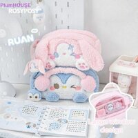 Plumhouse Hoạt Hình Dễ Thương Sang Trọng Hộp Đựng Bút Chì Kawaii Chim Cánh Cụt Túi Bảo Quản Đồ Dùng Học Tập Trở Lại Trường Học Túi Bút Chì VN