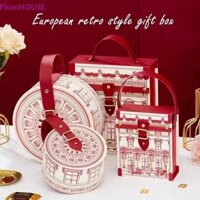 Plumhouse Sáng Tạo Quà Tặng Hộp Giấy Tay Cầm Bánh Kẹo Túi Sô Cô La Tiệc Sinh Nhật Năm Mới Cưới Ủng Hộ Trang Trí Quà Tặng Hộp Đóng Gói VN