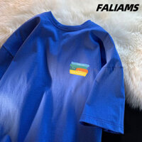 Plus size 90kg 100% cotton nguyên chất nam nữ dáng rộng cổ tròn Áo sơ mi nữ tay ngắn màu trắng Áo thun cặp đôi Áo thun