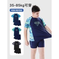 Plus Size [Giao hàng trong ngày] Phong cách mới Đồ bơi trẻ em bé trai Big Kids Split Swimsuit Fat Kids Swimsuit Medium Big Kids Hot Spring Swim Trunks Suit Đồ bơi bé trai Training Swimsuit You