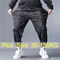 [Plus Size] Quần Jogger Thể Thao Chạy Bộ Ngoại Cỡ Co Giãn Vùng Đất Cho Nam