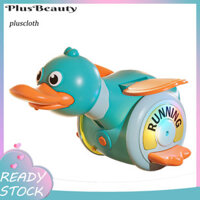 Pluscloth  Đồ chơi vịt cho bé Đồ chơi vịt trẻ em Đồ chơi vịt âm nhạc dành cho trẻ sơ sinh Đồ chơi tìm kiếm thức ăn giáo dục với 360° Xoay Cánh Xoay Đèn Âm Nhạc Món Quà Hoàn Hảo Cho Bé Trai Và Gir