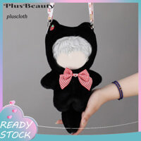 Pluscloth  Túi búp bê nhỏ Túi búp bê màu hồng đáng yêu có nơ Trang trí búp bê hoàn hảo Phụ kiện chống đỡ cho búp bê 20cm Tay nghề thủ công chất lượng cao Lý tưởng cho người mua Đông Nam Á