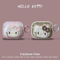 Plush KT Cat Thích hợp cho vỏ bảo vệ airpod4 Vỏ tai nghe Bluetooth airpod thế hệ thứ 2 của Apple