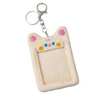 Plush Photocard Holder  Protective Case Pendant Protection Sleeve Stationery for Shoulder   Card  Picture - Cat