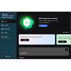Phần mềm diệt virut Kaspersky Small Office Security (1 Server + 05 máy trạm)