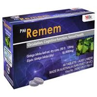 PM Remem 120mg H/60 viên (Ginkgo biloba)