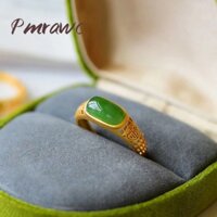 Pmrawc | Nhẫn Mạ Vàng 18k Phong Cách Cổ Điển y89 Có Thể Điều Chỉnh Dành Cho Nam Và Nữ