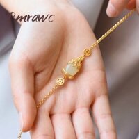 Pmrawc | Vòng Tay Mạ Bạc 925 Phong Cách Cổ Điển Thanh Lịch Cho Nữ y160