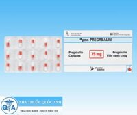 Pms-Pregabalin 75mg trị động kinh, đau dây thần kinh (4 vỉ x 15 viên)