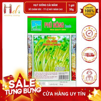 PN - Hạt Giống Rau Mầm Cải Ngọt 30 Giàu Dinh Dưỡng - Trồng Rau Xanh Rau Sạch Bằng Đất Sạch, Mùn Dừa, Phân Hữu Cơ