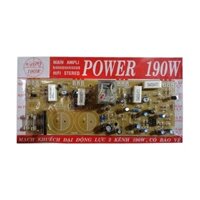 PN  -  Mạch Công Suất Ampli 190W Có Rơ Le Bảo Vệ