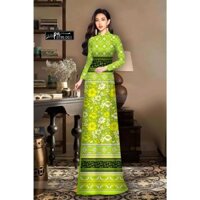 PN0795 - Vải may áo dài - đầm váy - họa tiết thổ cẩm với nhiều gam màu và họa tiết xinh xắn