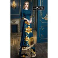 PN1228 - vải may áo dài - đầm váy - lụa cao cấp Tô Châu - mình vải trơn bóng - mềm mướt - lên áo dài hay váy đều sang