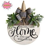 Pnpia Chào Mừng Dấu Hiệu Cho Cửa Trước, Gỗ Tròn Mộc Mạc Treo Tường Trang Trí Ngoài Trời, Hàng Rào Hiên Nhà Trang Trí Treo Quà Tặng Cho Cửa Hàng Gia Đình