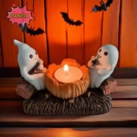 Pnpia Ma Lửa Trại Nhấp Nháy Đèn Ngủ Halloween Ma Roasg S 'mores At Campfire 3D Giả Lửa Trại Đèn Ngủ Boutique
