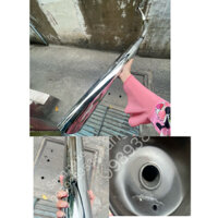 Pô 2543 HD cổ inox 27mm MÓC CĂNG GẮN WAVE A 110 2017-2024 và blade rsx 110 s110