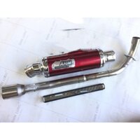 Pô AHM đỏ full cổ dream wave sirius s110 rsx cub vv