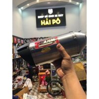PÔ AHM M3 TITAN - INOX  XỊN XÒ KÈM TIÊU TIỆN CHO CÁC DONG XE WAVE SI EX WINNER SONIC SATRIA