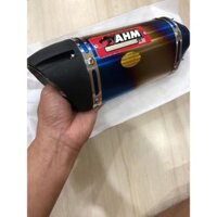PÔ AHM M3 TITAN - INOX  XỊN XÒ KÈM TIÊU TIỆN CHO CÁC DONG XE WAVE SI EX WINNER SONIC SATRIA