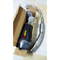 PÔ AKRAPOVIC CACBON FULL CỔ BẦU EX150.WINER SONIC EX135 RAIDER R15 MSX SATRIA GSX