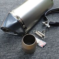 Pô Akrapovic Lục Giác Bạc Và Full Carbon và titan 7 màu Đủ phụ kiện + Tiêu Pô