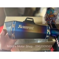 Pô Akrapovic màu Titan 1:1