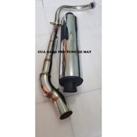 Pô CBR REDLEO - kèm cổ 2 khúc inox 201 gắn xe Dream/ Wave/ Sirius/ Cup/ Axelo/ Elegant/ Jupiter/ Future