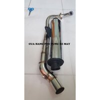 Pô CBR REDLEO - kèm cổ 2 khúc inox 201 gắn xe Ex 135/ Ex 150/ Winner 150/ Winner X/ Sonic/ Raider Fi/ Satria