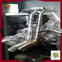 Pô CBR Redleo logo RL + Cổ Pô 2 khúc Ex150 Winner Sonic, Raider, Satria