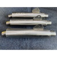 Pô CBR Rl Kingdrang 1.1 mẫu full inox trắng Và Titan cho các dòng xe ex winer satria wave sirius future