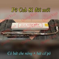 Pô Cub 81 đời mới Én đời mới Lifan Châu Âu có vĩ che nóng