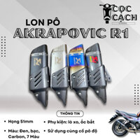 PÔ ĐỘ R1 NHẬP KHẨU - TEM KHẮC LAZER, VỎ CACBON DPOL